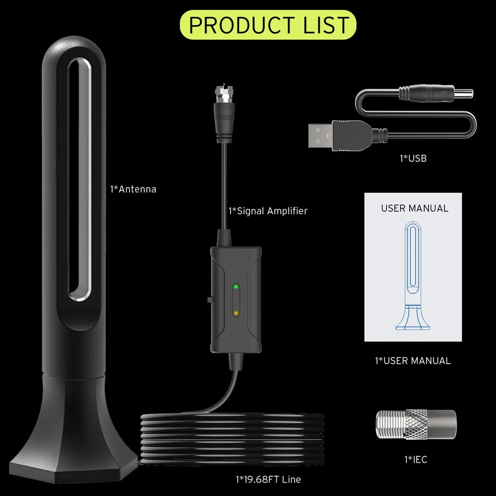 NovaCast 4K Digital HDTV Indoor Antenna